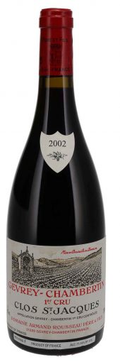 2002 A. Rousseau Gevrey Chambertin Clos St. Jacques, Premier Cru 750ml